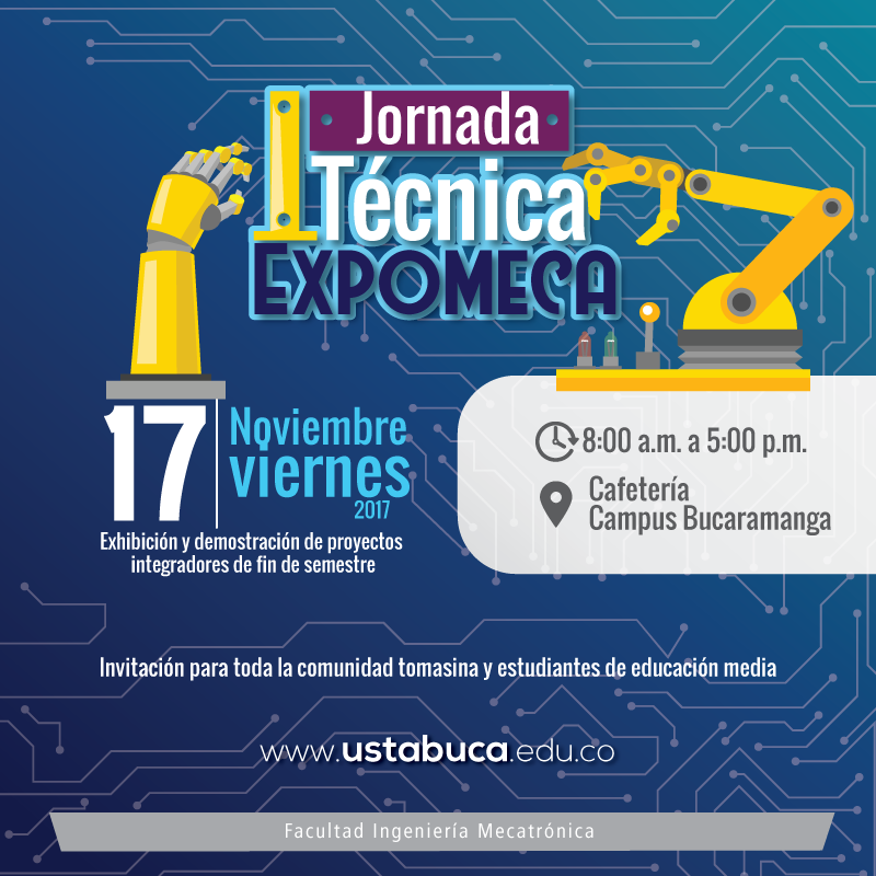mailing Jornada Tecnica Expomeca ingenieria mecatronica santoto bucaramanga